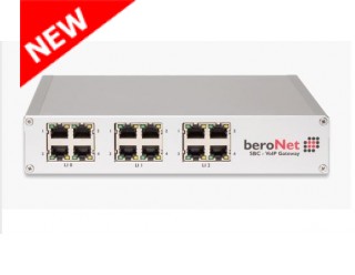 BeroNet BNSBC-L 64Ch. Modular VoIP Session Border Controller (SBC), 3 Slots for Modules, Dual NIC, 2 Sessions Free, Max 32 Concurrent Sessions